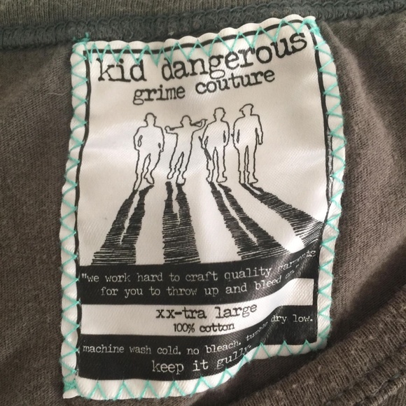 KID DANGEROUS grime couture , tank top ,size xxl - Picture 3 of 3